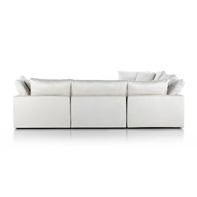media image for Stevie 5-Piece Sectional Sofa w/ Ottoman in Various Colors Alternate Image 3 244