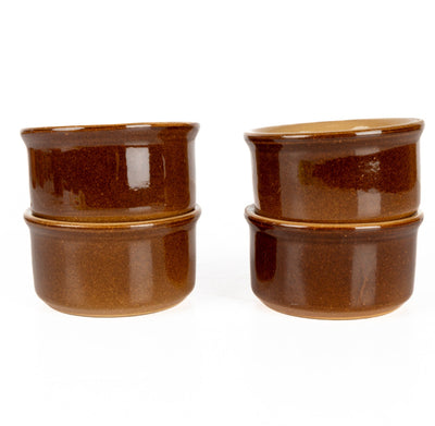 product image for Vintage Round Bowls - Brown 3 80