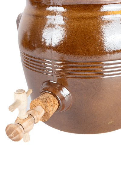 product image for Poterie Renault Bonny sur Loire Vintage Vinegar Jar - Brown-3 20