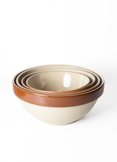 product image for Poterie Renault Vintage Round Mixing Bowls 1 63