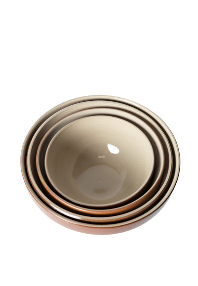 product image for Poterie Renault Vintage Round Mixing Bowls 12 63