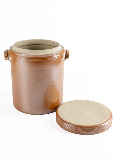 product image for Vintage SALT Large Covered Jars-3 2