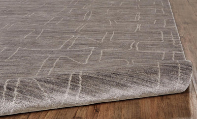 product image for Miska Hand Woven Gray and Ivory Rug by BD Fine Roll Image 1 70