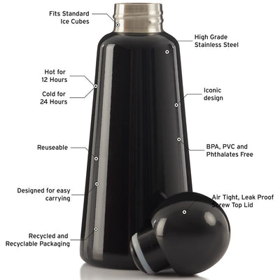 product image for Skittle Original Water Bottle Midnight Black - 3 98