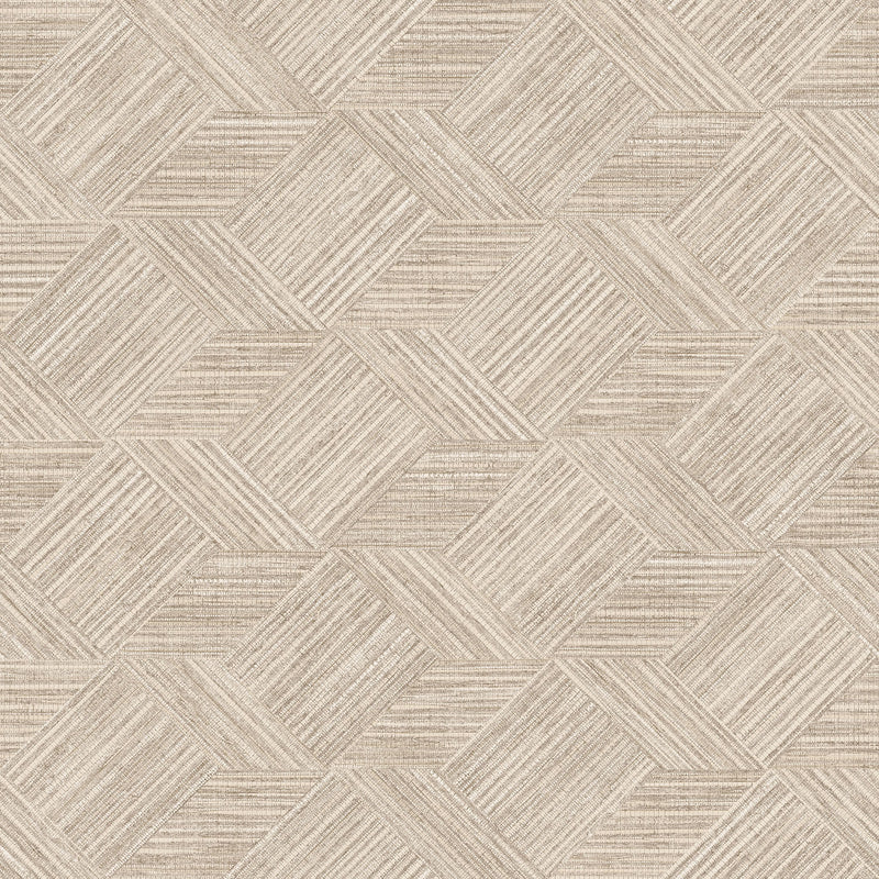 media image for Grassy Tile Wallpaper in Taupe from the Evergreen Collection by Galerie Wallcoverings 239