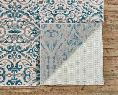 product image for Arsene Teal and Ivory Rug by BD Fine Fold Image 1 68