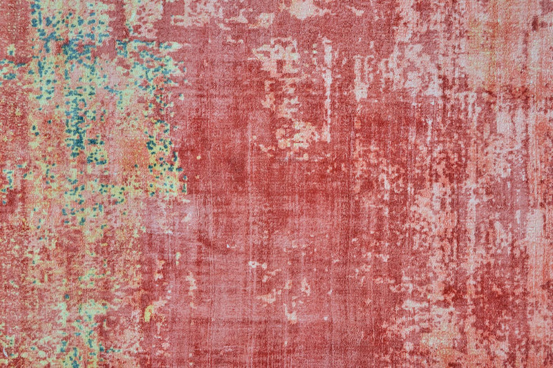 media image for Cashel Hand Woven Red and Pink Rug by BD Fine Texture Image 1 281