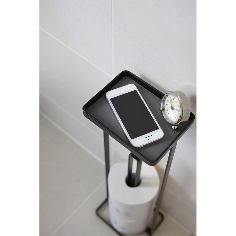 media image for Tower Free Standing Toilet Paper Holder with Tray by Yamazaki 288