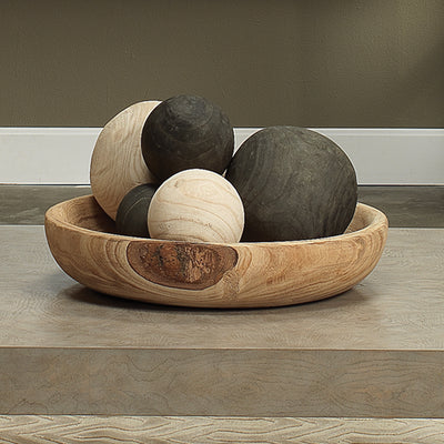 product image for laurel large wooden bowl by jamie young 3 63