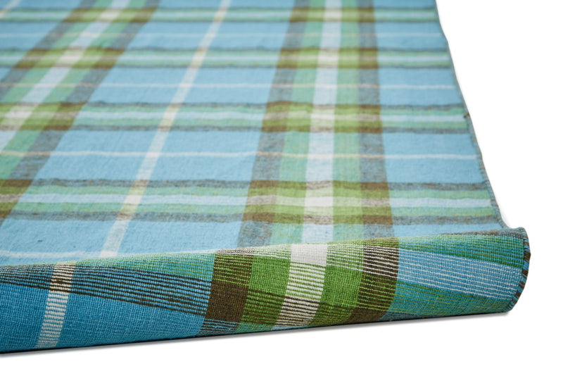 media image for Jens Hand Woven Blue and Green Rug by BD Fine Roll Image 1 266