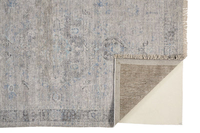 product image for Ramey Gray and Blue Rug by BD Fine Fold Image 1 16