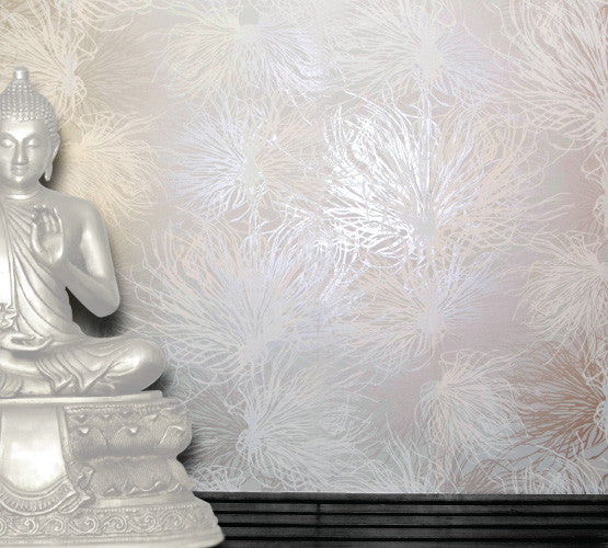 media image for Anemone Wallpaper in Alique design by Jill Malek 242