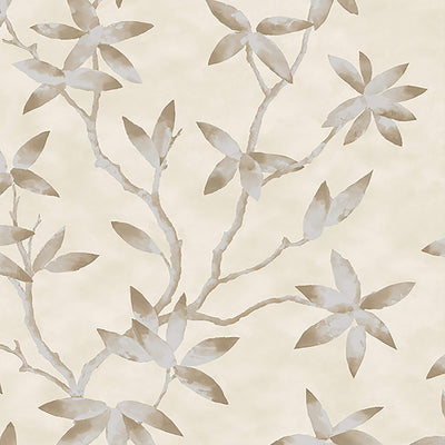 product image for Branch Motif Texture Wallpaper in Sand/Silver 72