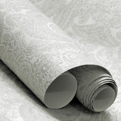 product image for Aphrodite Snow Silver Wallpaper from the Adonea Collection by Galerie Wallcoverings 72