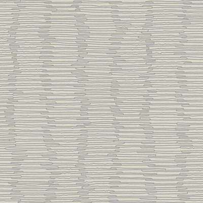 product image of Abstract Stripe Embossed Wallpaper in Grey/Gold 538