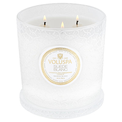 product image for suede blanc 30oz luxe candle 3 36