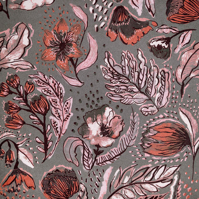 product image for Felice Wild Garden Wallpaper in Chili 93