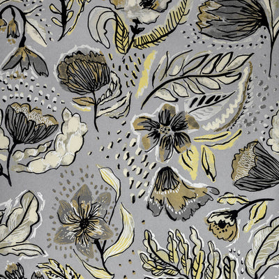 product image for Felice Wild Garden Wallpaper in Mustard 96
