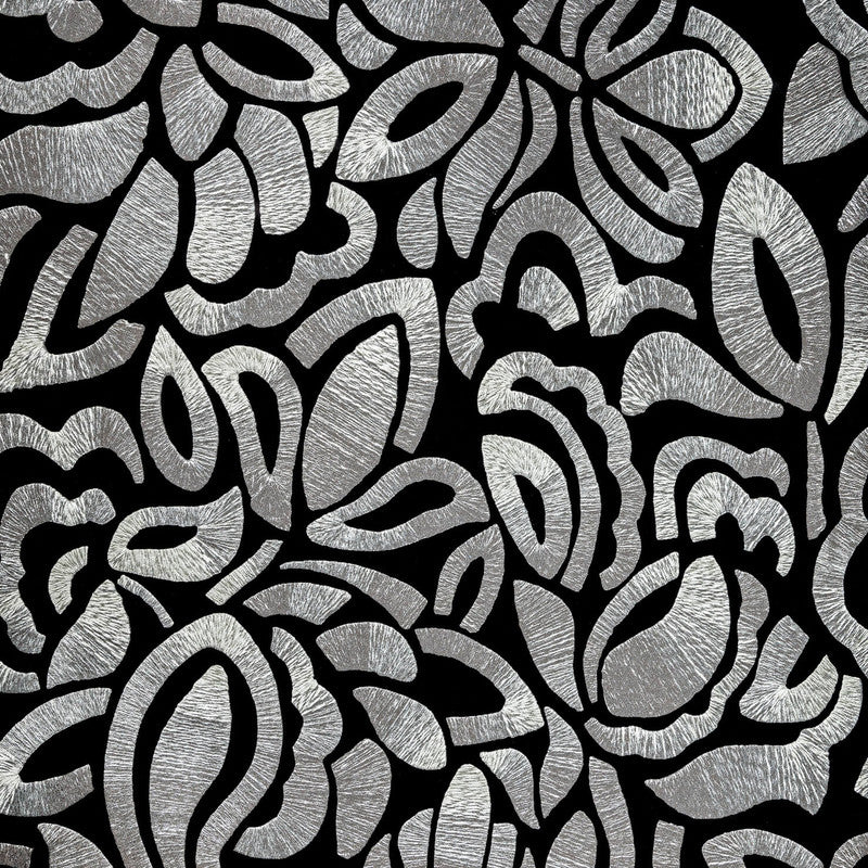 media image for Lana Brussels Lace Wallpaper in Black Pepper 296