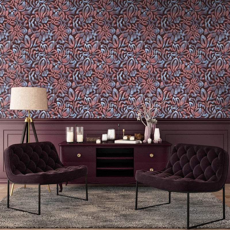 media image for Lana Brussels Lace Wallpaper in Saffron 27