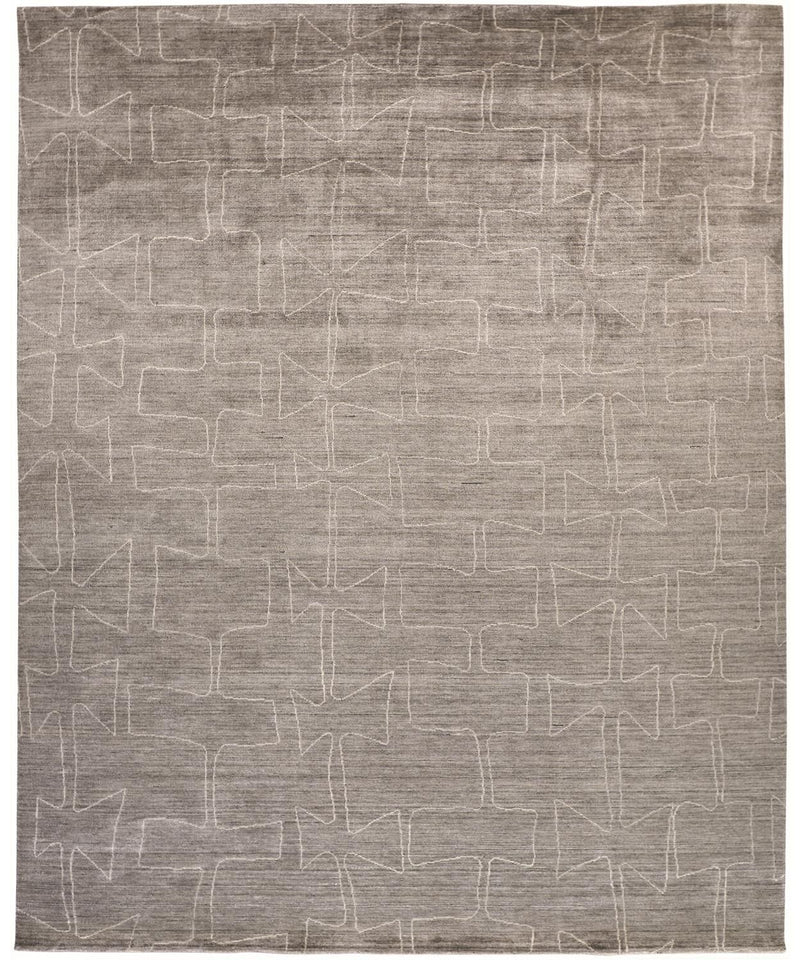 media image for Miska Hand Woven Gray and Ivory Rug by BD Fine Flatshot Image 1 21