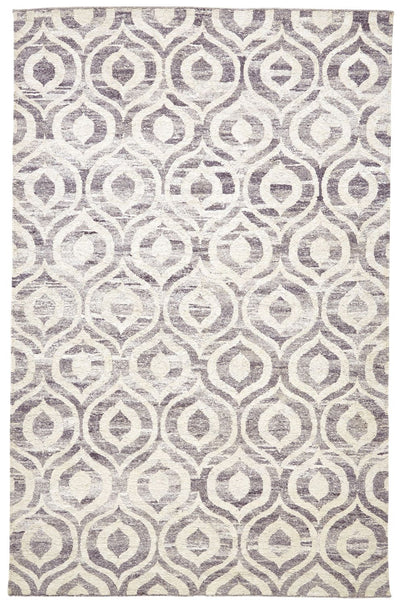 product image for Ainsley Hand Knotted Green and Ivory Rug by BD Fine Flatshot Image 1 67
