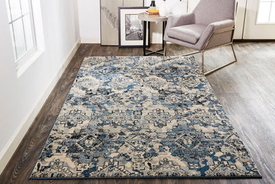 product image for Tullamore Blue and Tan Rug by BD Fine Roomscene Image 1 84