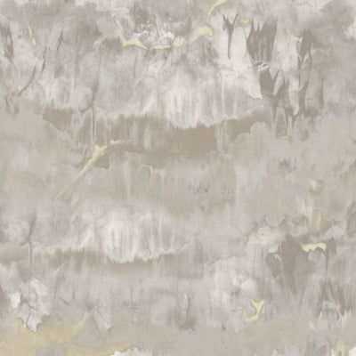 product image of Abstract Watercolor Wallpaper in Grey/Silver 596