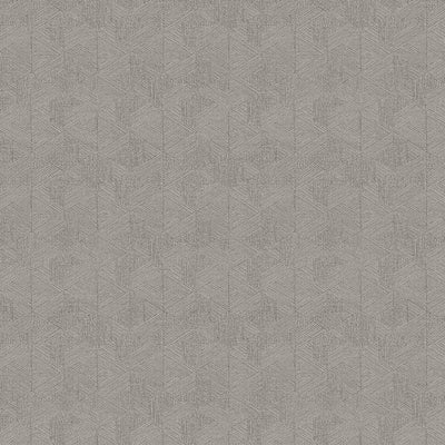 product image of Abstract Geo Modern Wallpaper in Silver/Grey 569