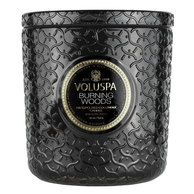 product image for burning woods 30oz luxe candle 1 50