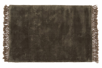 product image for noble warm grey carpet with fringe 1 39