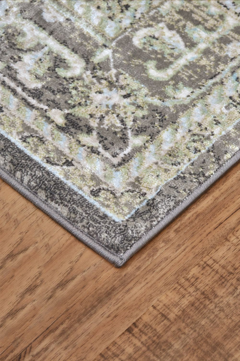 media image for Alessandria Gray and Blue Rug by BD Fine Corner Image 1 286