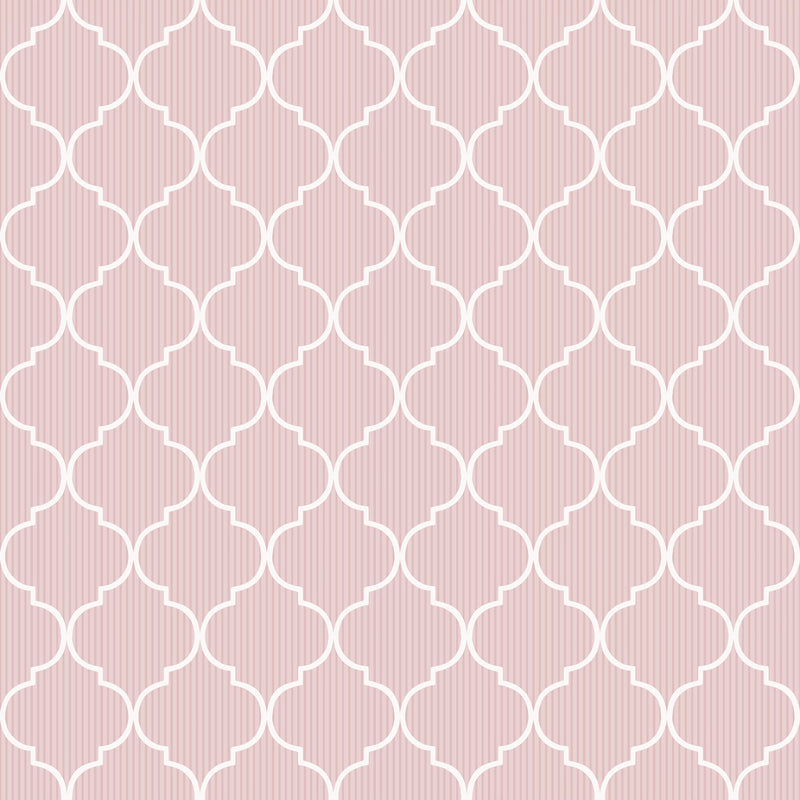 media image for Cancello Green Pink Wallpaper from Cottage Chic Collection by Galerie Wallcoverings 218