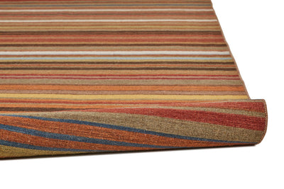 product image for Naida Flatweave Red and Brown Rug by BD Fine Roll Image 1 80