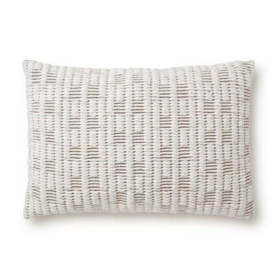 product image of Hand Woven Ivory / Coffee Pillow Flatshot Image 1 552