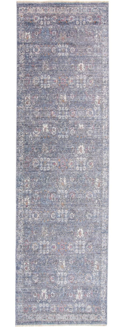 product image for Tirza Blue and Ivory Rug by BD Fine Flatshot Image 1 27