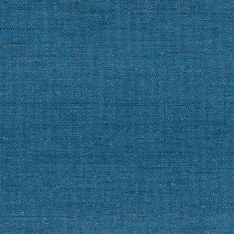 media image for Grasscloth Fine Jute Wallpaper in Sapphire Blue 252