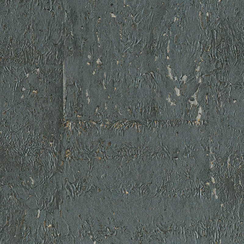 media image for Cork Textural Wallpaper in Grey Blue/Silver 268