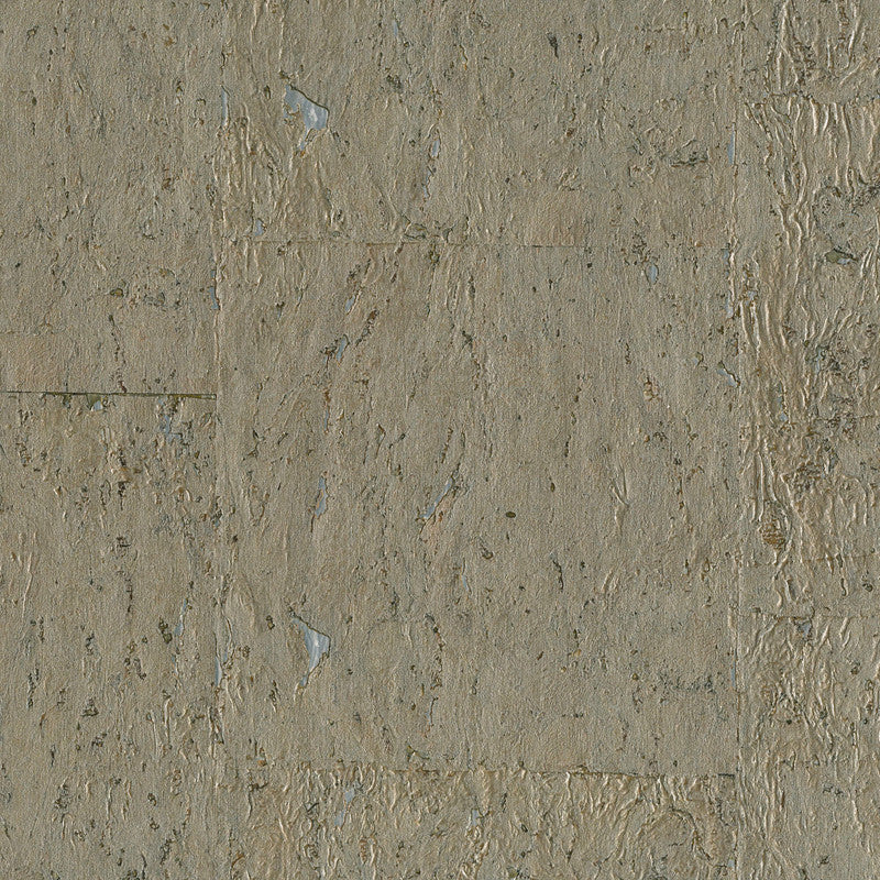 media image for Cork Shimmering Iridescent Wallpaper in Grey/Gold 236