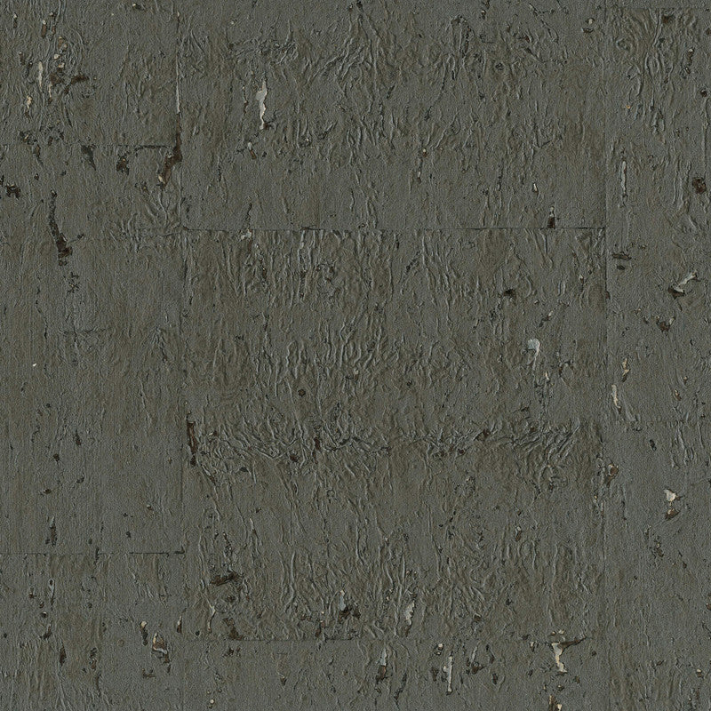 media image for Cork Shimmering Pearlescent Wallpaper in Black/Silver 236