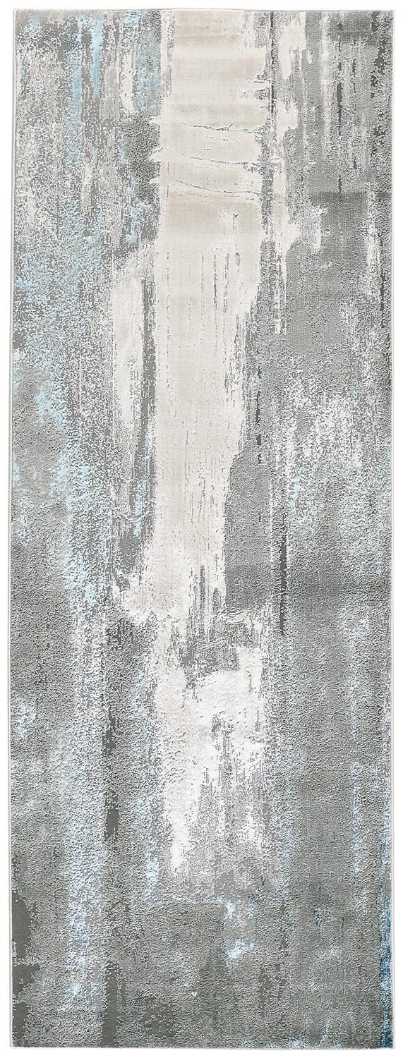 media image for Aurelian Silver and Teal Rug by BD Fine Flatshot Image 1 242