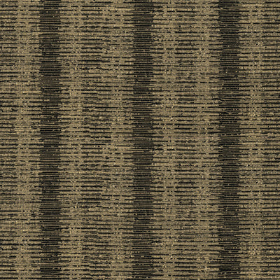 product image of Straie Vertical Grasscloth Wallpaper in Gold Black 564