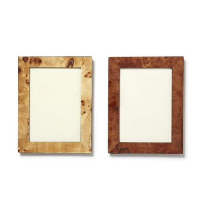 product image for Burled Wood 5" x 7" Photo Frame in Gift Box in Various Colors 5