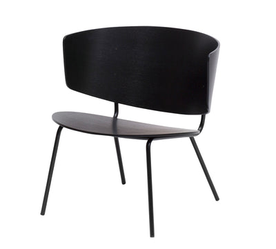 product image for Herman Lounge Chair in Black by Ferm Living 71