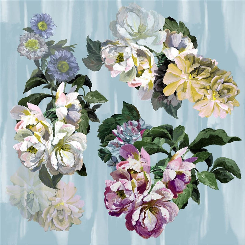 media image for Delft Flower Sky Shower Curtain Design By Designers Guild 284