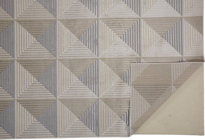 product image for Orin Gray and Silver Rug by BD Fine Fold Image 1 14