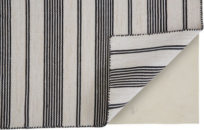 product image for Granberg Hand Woven Black and White Rug by BD Fine Fold Image 1 18
