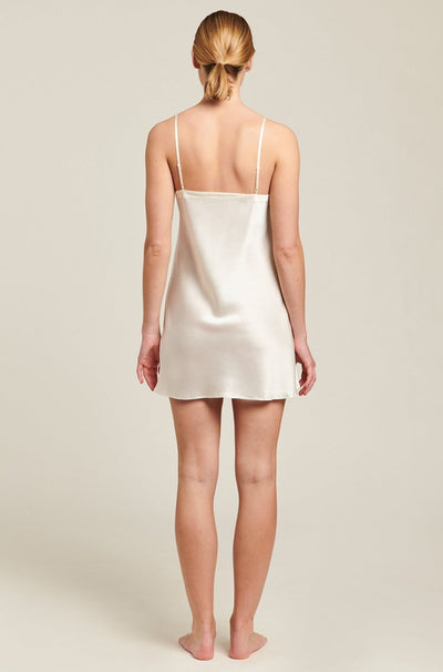 product image for silk chemise cream 5 7