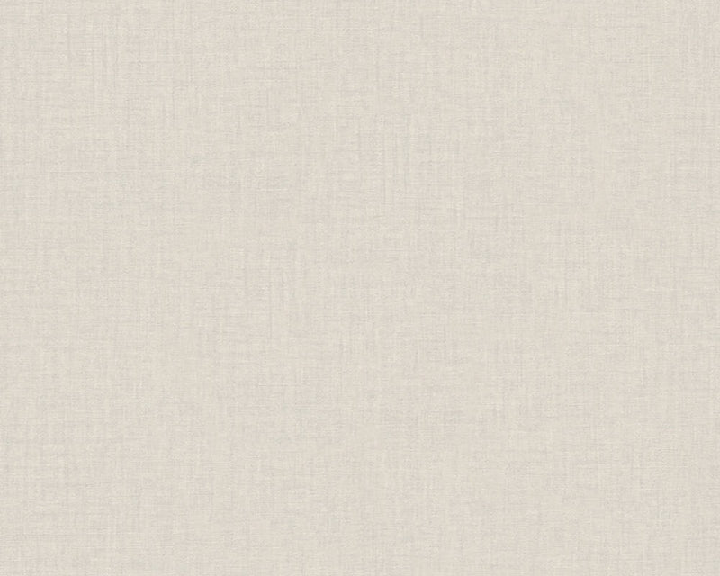 media image for Faux Fabric Textured Wallpaper in White/Metallic 267