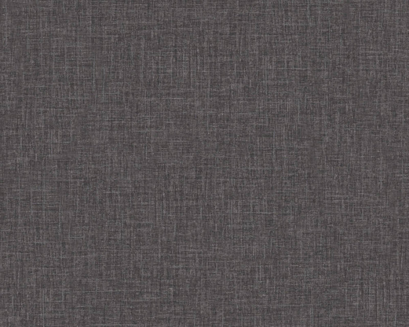 media image for Faux Fabric Textured Wallpaper in Black/Metallic 223